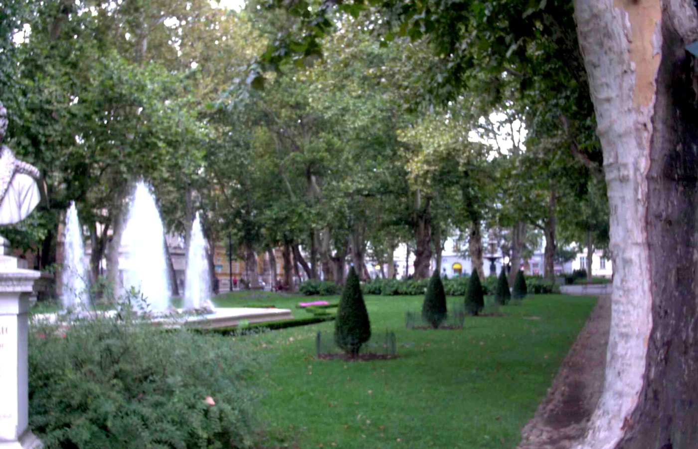 Zrinjevac Park in central Zagreb