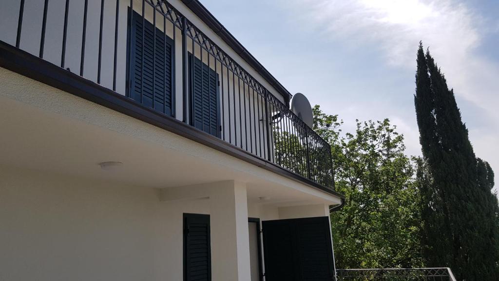 Exterior terrace and balcony