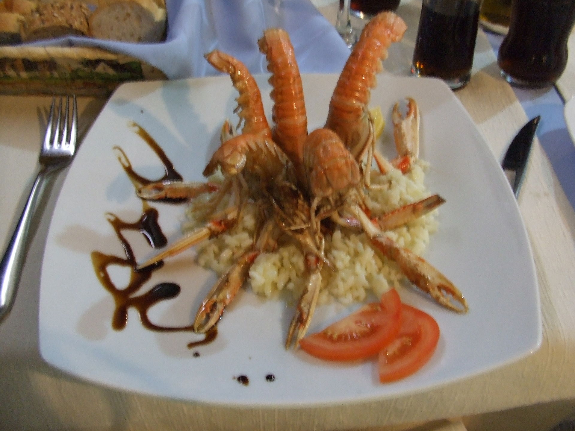 Kvarner scampi dish